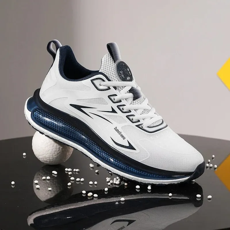 Outdoor Sneakers Couple Breathable Anti Slip Cushioning Road Running Shoes Men Jogging Sport Shoes Lightweight Mens Casual Shoes