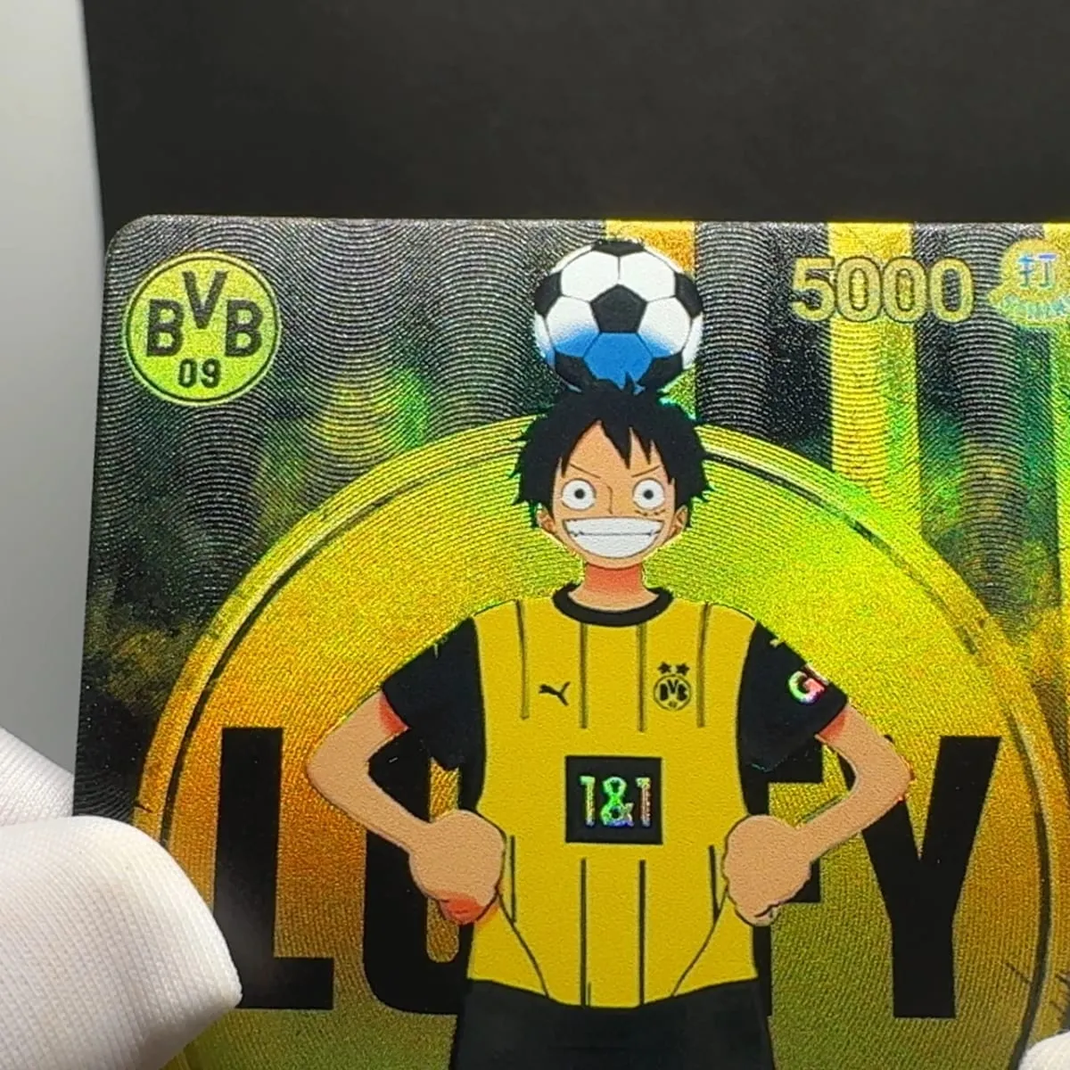 One Piece TCG BVB Luffy ST13-003 BY Luffy OPCG English Leader card Foild Textured Card Black Yellow Luffy