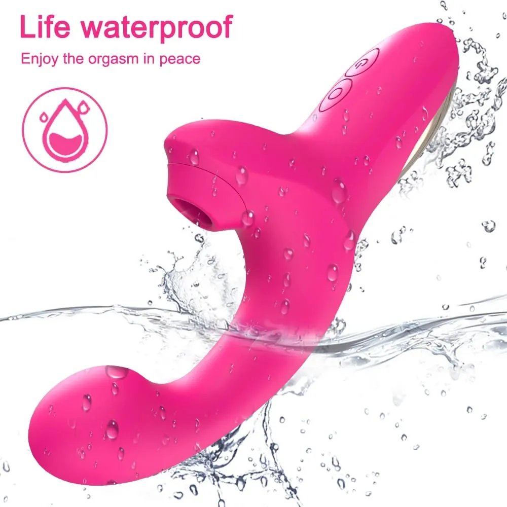 Sucking Vibrator Sex Toys for Women Vibrating Finger Massager with Suction Vibration Clitoral G Spot Stimulation Adult Products
