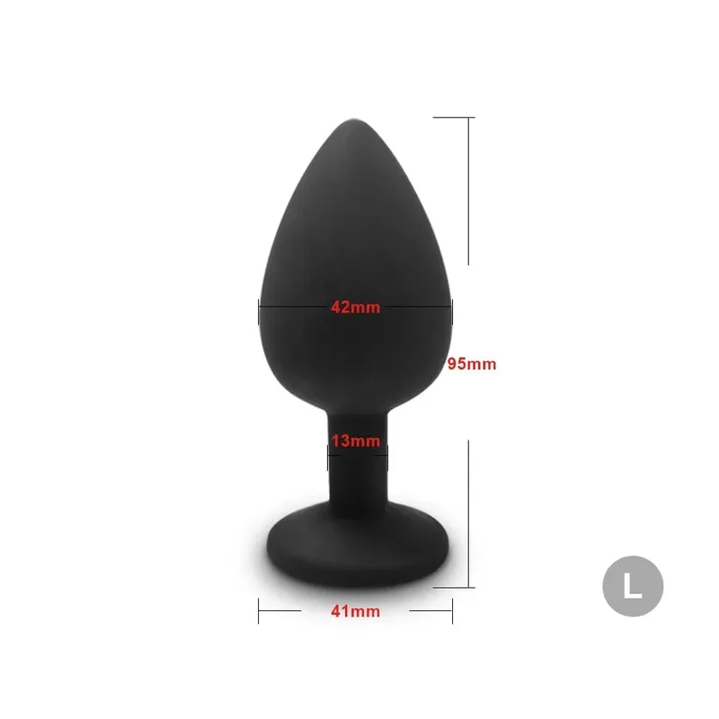 Anal Toy Soft Silicone Anal Plug Mini Bullet Vibrator Butt Plug Men Women Gay Couples Anal Prostate Stimulator Sex Toy for Adult