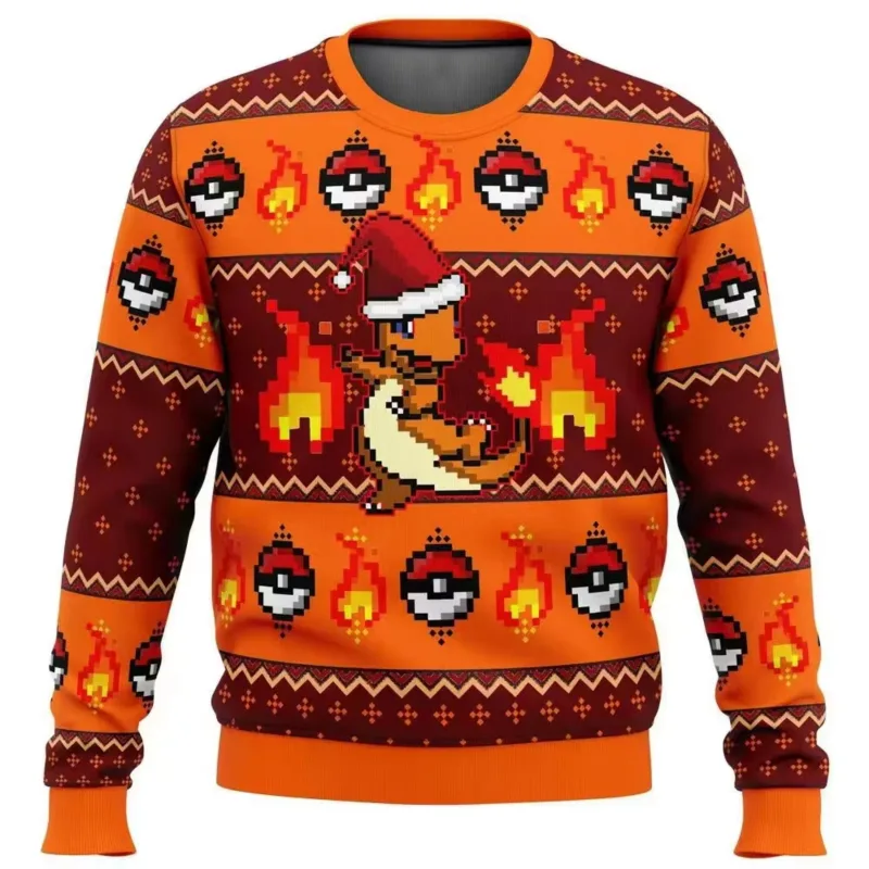 Sudadera con capucha de Pokémon Pikachu para hombre, ropa deportiva de dibujos animados de Anime, regalo de Navidad feo amarillo, moda para parejas, 2026