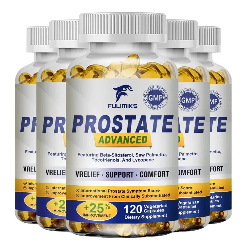 Advanced Saw Palmetto Capsules for Men Support Hair Bladder Urinary Tract & Prostate Health Reducing Nighttime Bathroom Trips