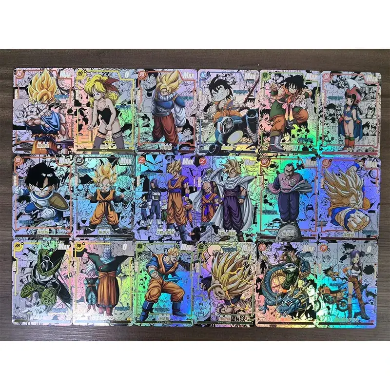 Anime characters Dragon Ball Super Bulma Cell DIY Homemade Bronzing texture Game toys Collection card Christmas birthday gift