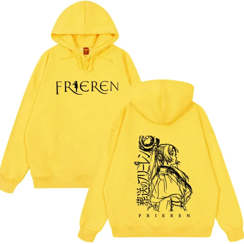 Anime Frieren: Beyond Journey's End Hoodies Men's Women Clothes Fashion Fleece Sweatshirts Winter Fashion Funny Style Clothing