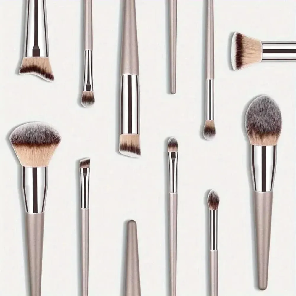10 Makeup Brush Set Professional Foundation Concealer Powder Eyeshadow Blush Brush Blending Cosmetic Beauty Tool for Face & Eye