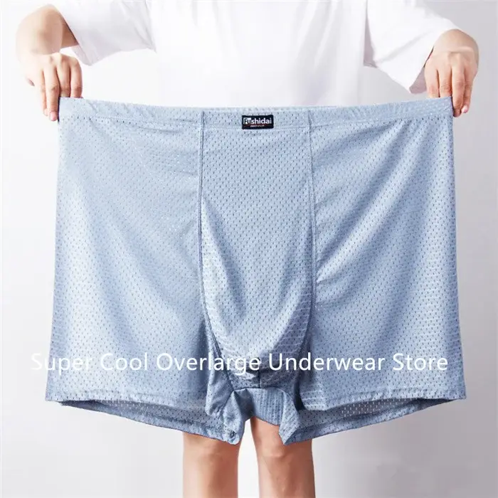 ฤดูร้อนตาข่ายนักมวยผู้ชาย 200 กก.PLUS ขนาด 13XL 12XL กางเกงกางเกงชายกางเกงเอวสูง 10XL ชุดชั้นในขนาดใหญ่กางเกงขาสั้นผ้าไหมน้ำแข็ง