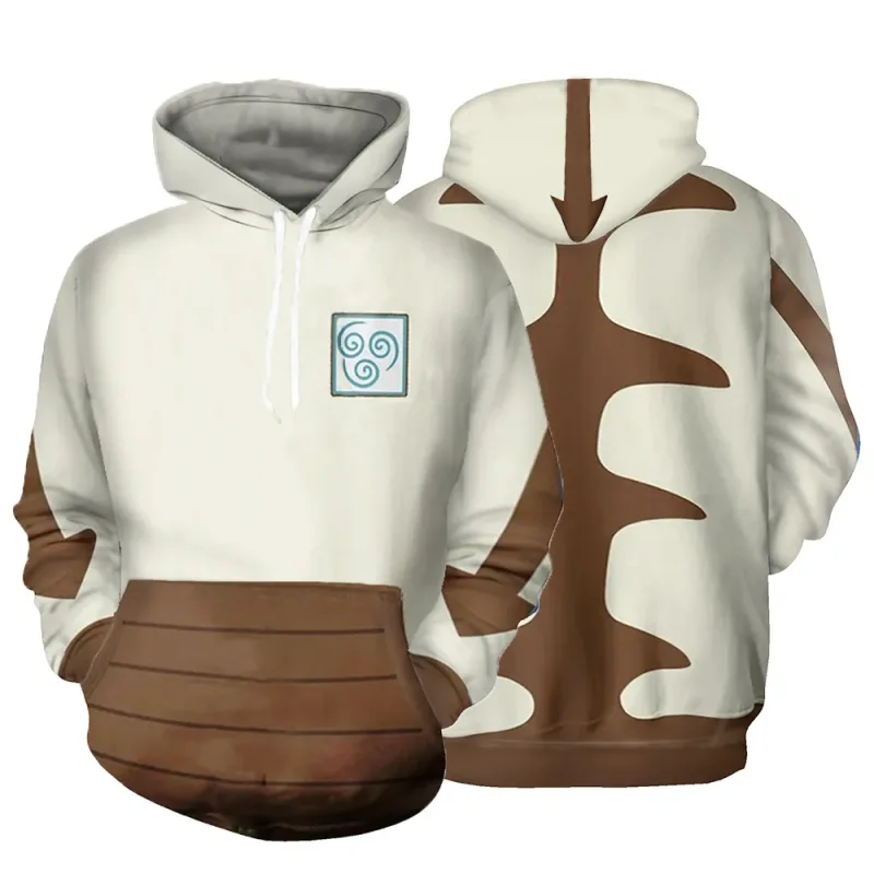 Anime Avatar The Last Airbender Cosplay Hoodies 3D Printed Sweatshirt Men Women Long Sleeve Tracksuit Pullover Harajuku Y2k Coat