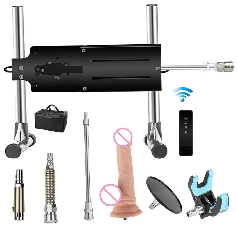 Máquina sexual mejorada con Control remoto, máquina de amor súper silenciosa, Ultra ajustable, Vac U Lock, 30db, 70W, con Big D gratis