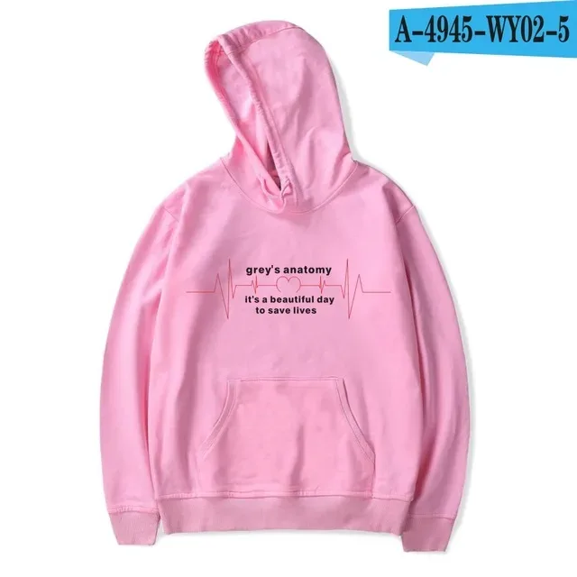 Harajuku Gray's Anatomy Tumblr Greys Anatomy printed Hoodies Sweatshirts Men/Women Comfortable Sweatshirt Adult/Child Pullovers