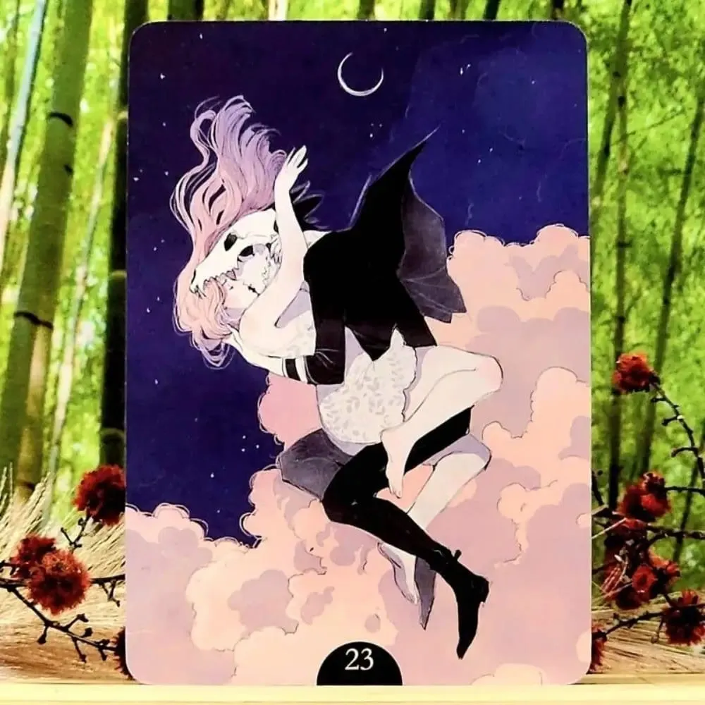 8.8*12.6cm Loputyn Oracle 36 Pcs Cards Double-sided Embossed Evocative Sensual and Imaginative Drawings