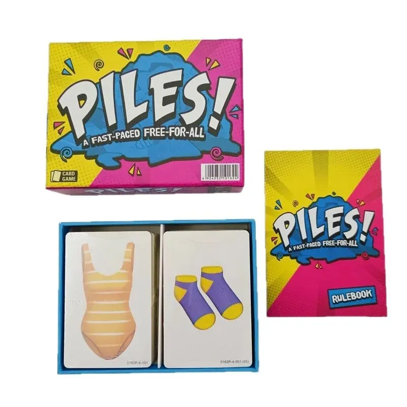 A Set of Very Entertaining Clothing Cards Folding Clothes Poker Cards Perfect for Family Gatherings Suitable for New Year