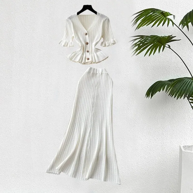 Yuoomuoo marca moda de uma peça de malha maxi vestido feminino elegante com decote em v babados cintura fina bodycon camisola vestido de festa