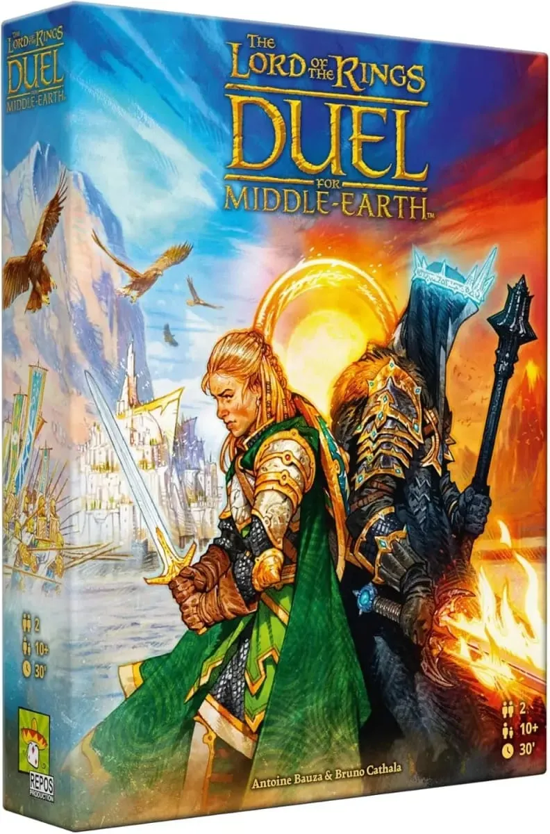 Board Game The Lord of the Rings Duel for Middle-Earth Ages 10+ | 2 Players | 30 Minutes Playing Time