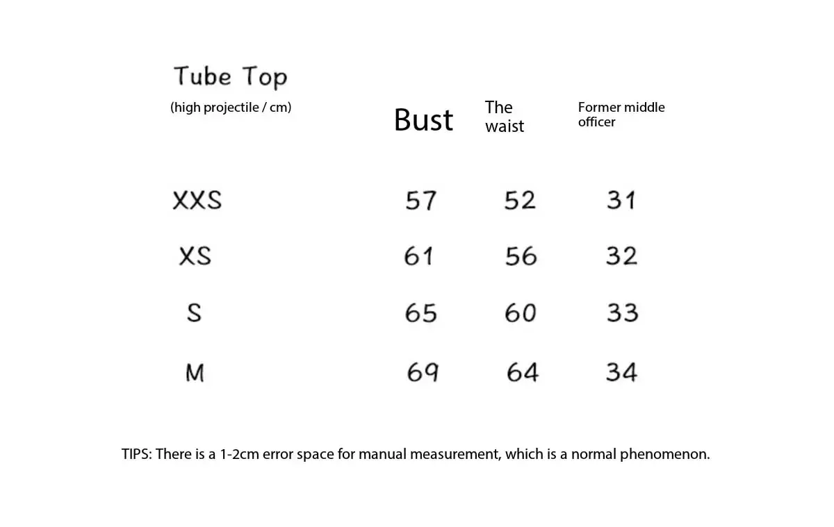 Tank Summer Women's Basic Tube Top Sexy Vest Fabric with High Elasticity and Skin-Friendly Top