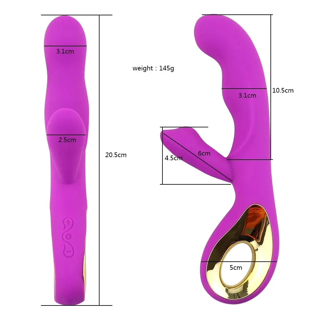 Rabbit G Spot Vibrator for Women 10 Modes Orgasm Dildo Powerful Masturbation Clitoris Stimulator Vaginal Massager Adult Sex Toys