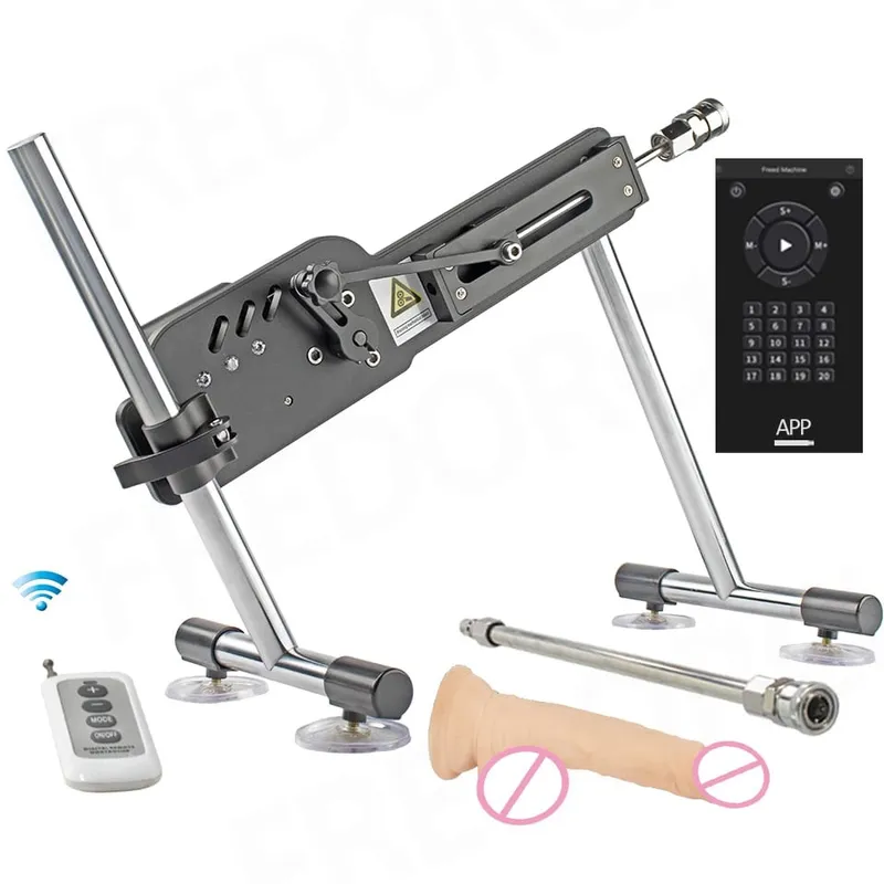 NEW Automatic Sex Machine for Couples with Dildo Attachments Vibrator Adult Toy for Men Women Female Masturbation Vagina 70W