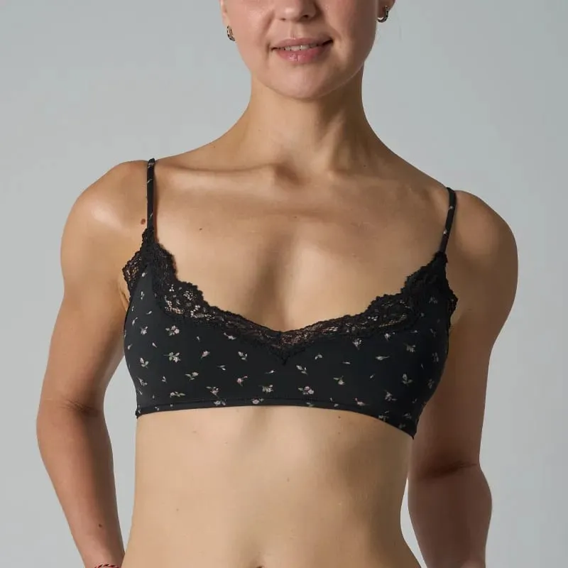 Cute Lace Bra Solid Set Women Free Combination Adjustable-strap Bras+Low Waist Panties Chic Simple High Elasticity Lingerie Sets — image 13