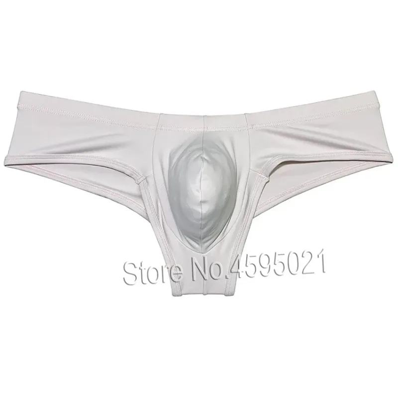 Men's Low Waist Bikini Briefs Underwear Male Bikini Enhance Pouch Boxershorts Micro Trunks Underpants Soft Briefs
