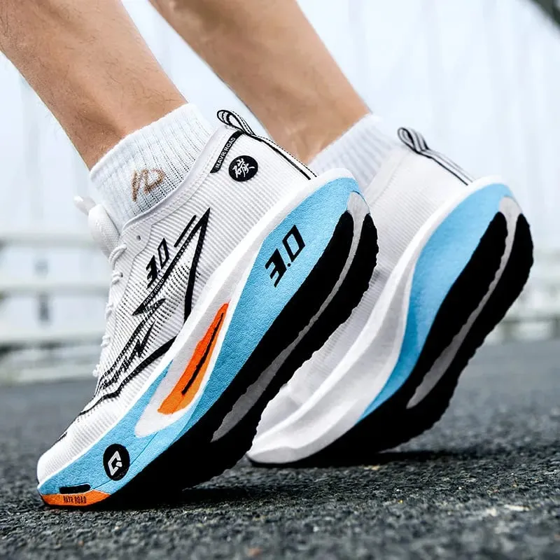 Men Sneakers Mesh Comfort Tennis Shoes 2026 Men's Running Carbon Board 3.0 Cushion Sports Training Jogging Speciality Jog Shoes