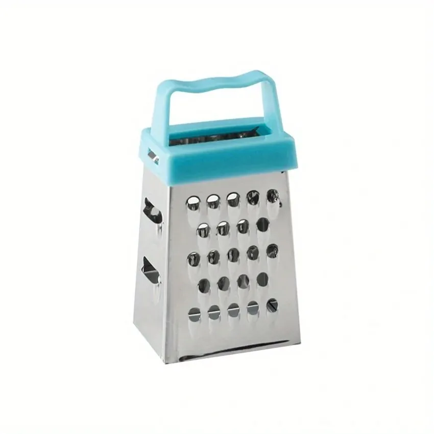 Stainless Steel Mini Cheese Grater Set - Multifunctional Metal Kitchen Tool for Shredding Cheese Garlic Ginger - Food-Safe