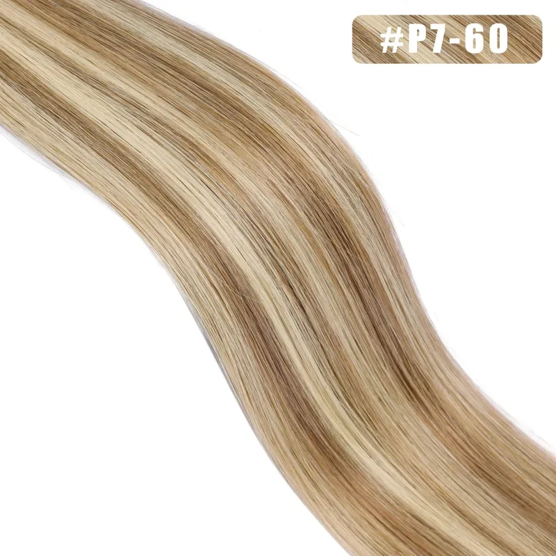 1g/s 100Strands Real Human Hair Nano Ring Hair Extensions Machine Remy Pre-Bonded Straight Micro Beads Nano Tip 16''-24''