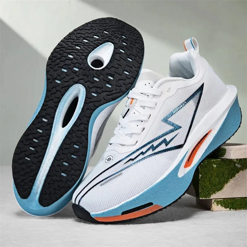 Men Running Shoes Carbon Board Marathon Sports Speciality Breathable Lightweight Women's Comfortable Athletic Nonskid Sneakers
