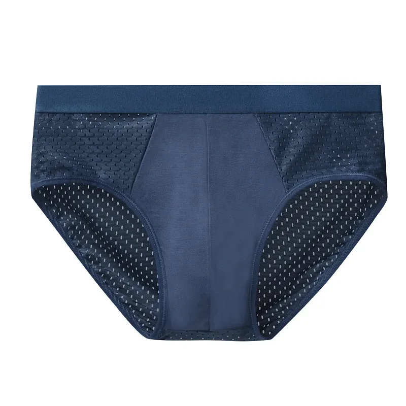 1/4 PCS ผู้ชายชุดชั้นในชายบาง Breathable สามเหลี่ยมกางเกงสำหรับชายผ้าไหมน้ำแข็งกางเกงตาข่ายเซ็กซี่สแควร์มุมกางเกงสำหรับกางเกงขาสั้น