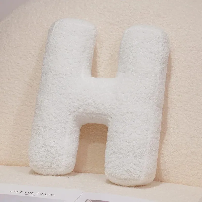 Hot Wholesale Cozy English Letters Pillow Sofa Cushion Living Room Decor 26 Letter Stuffed Doll Toy Kids Teaching Words Game Kid