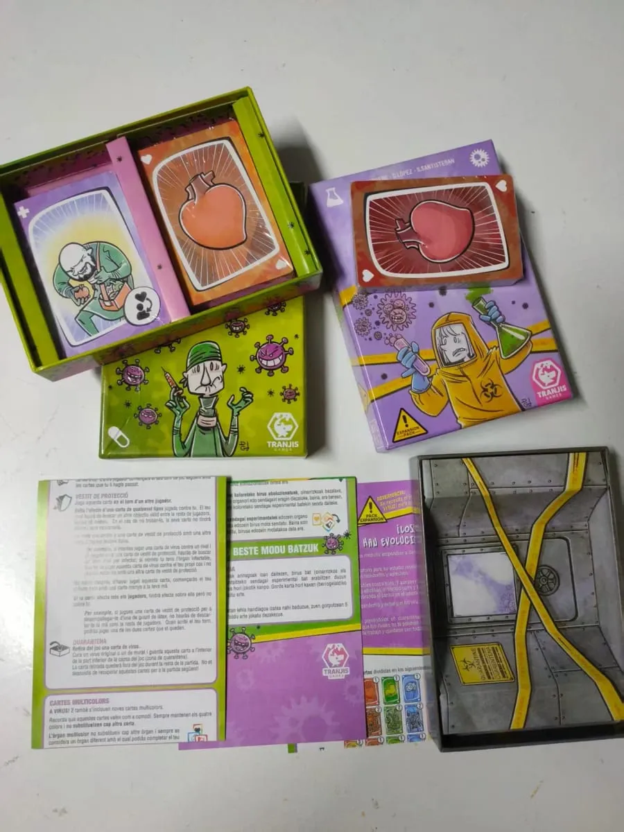 2026 Hot Selling Latest Virus Infected Card Game Card Interactive Toy Family Gathering Game Point. Card Game