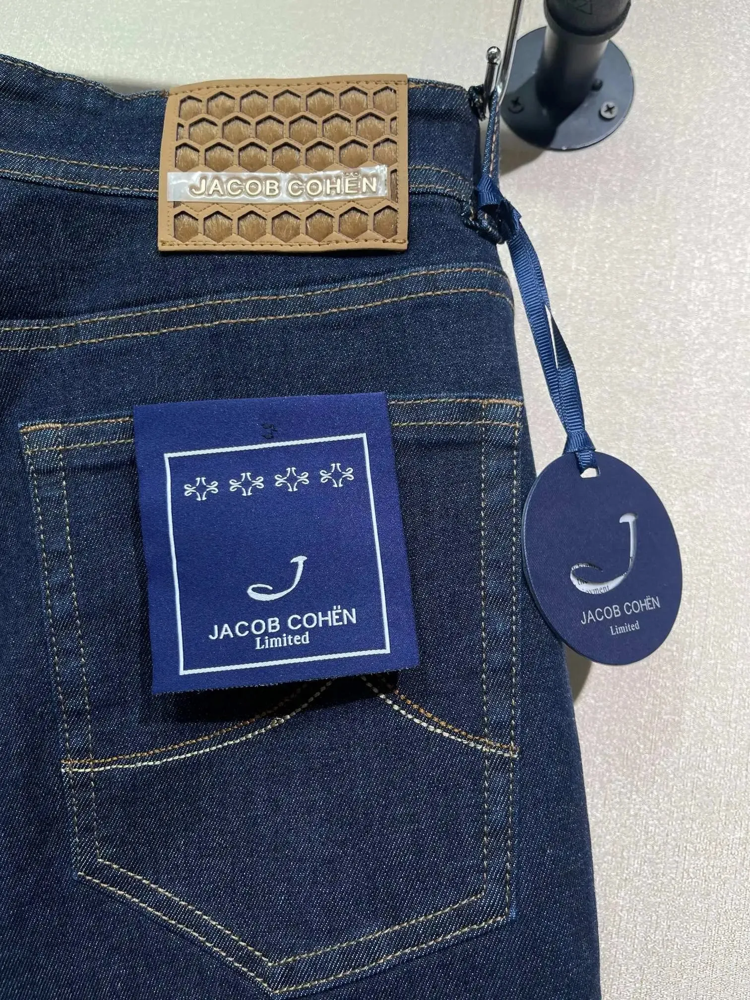 Jeans Thick Cotton Men 2025 Autumn Winter new casual warm Blue embroidery comfortable straight Big size 30-40 Pants
