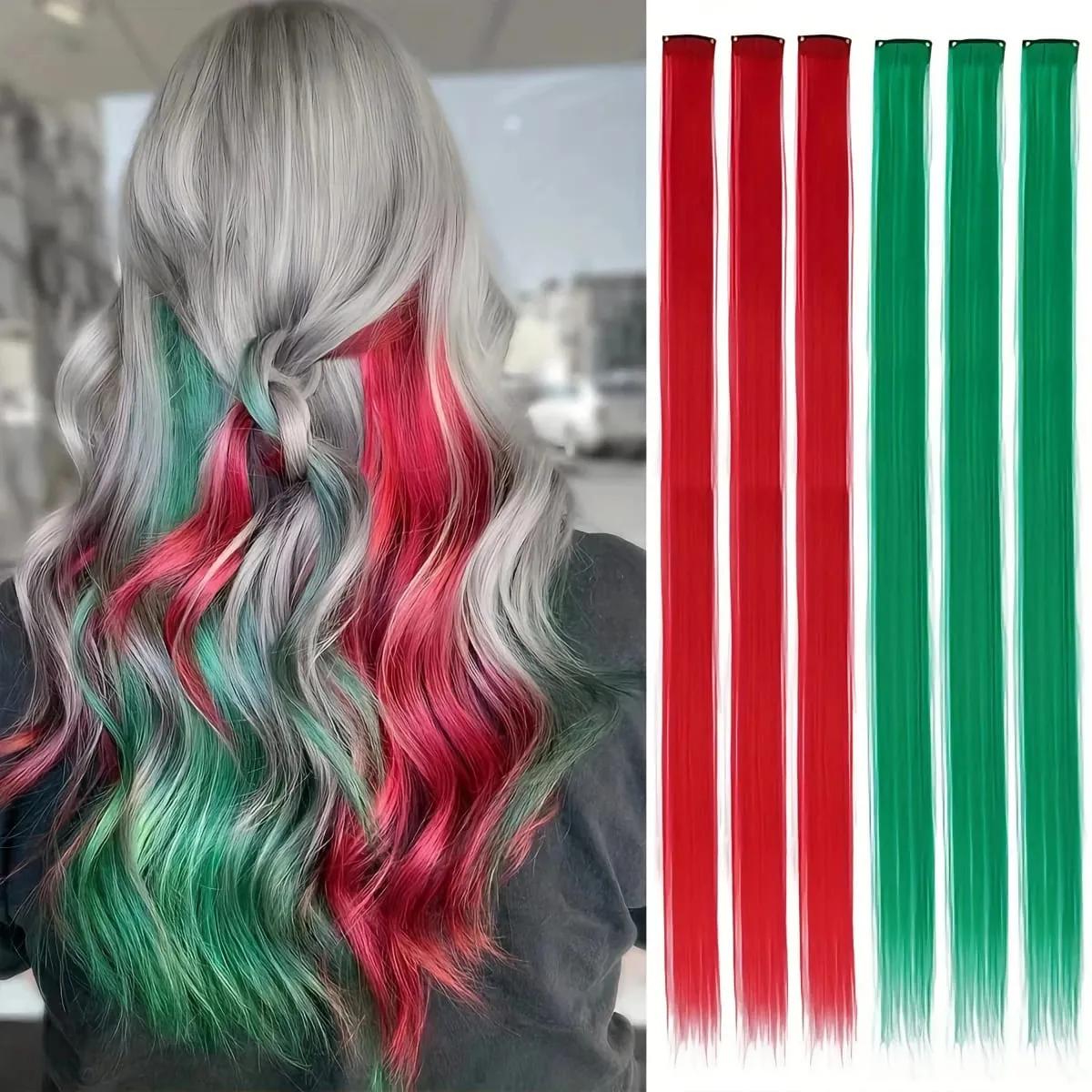 Perruques en liquidation | Perruques synthétiques à clips sans colle, 18 couleurs, économiques, pour Cosplay Lolita, usage quotidien