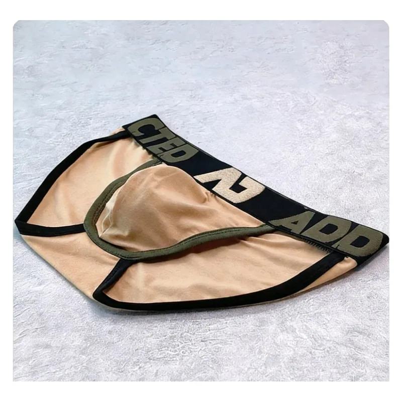 Herenondergoed Eenvoudige ademende slip met driedimensionale holle rug Merkbroek Lage taille Katoen Comfortabele onderbroek