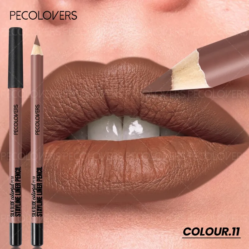 Matte Lipliner Second Back Lip Contour Plump and Charming Lips Non Drying Waterproof Lip Cosmetics Suitable for Beginners