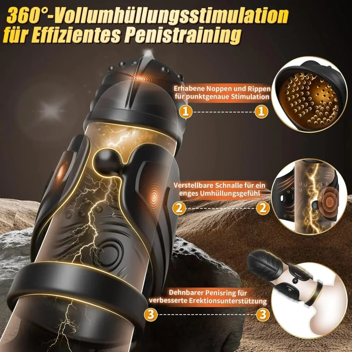 Twisting Vibrating Glans Trainner Penis Massager Glans Stimulator Endurance Trainning Ejaculation Delay Adult Sex Toy for Men