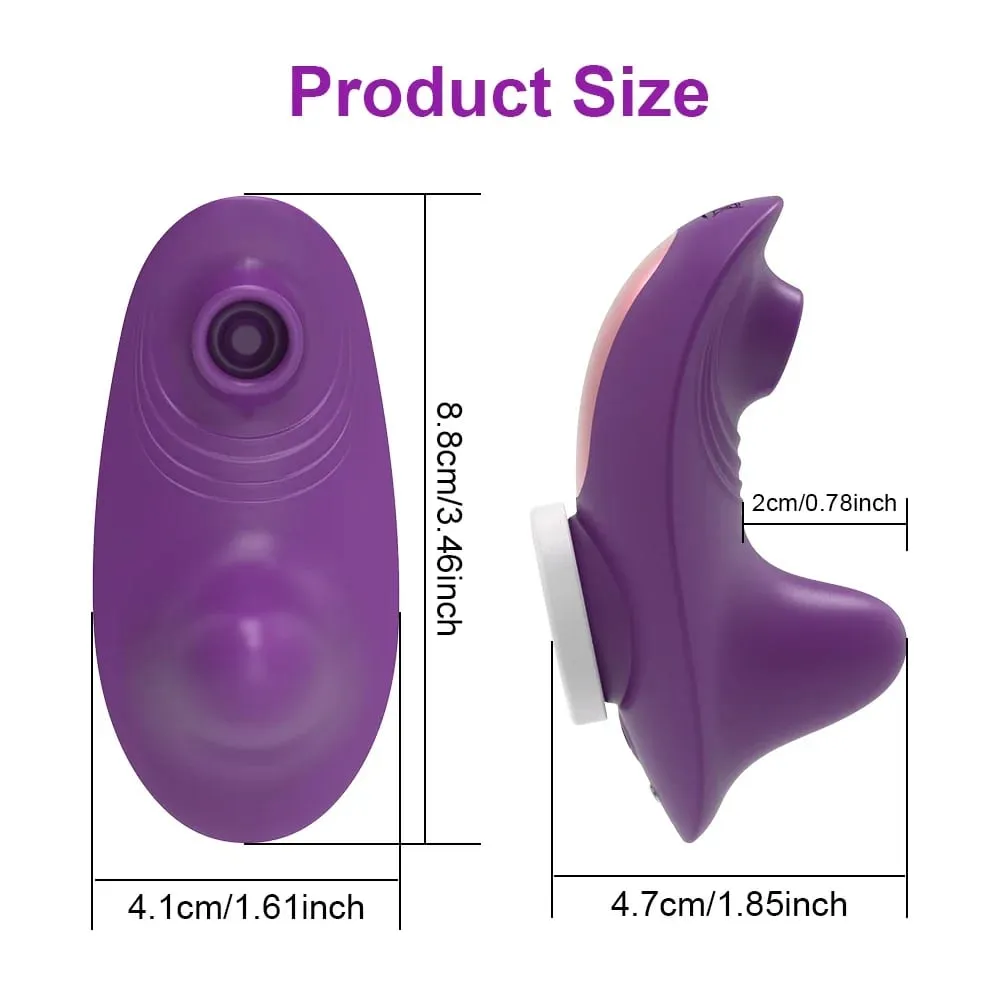 Remote Control Vibrator Mga Sex Toys para sa Babae Naisusuot na Pagsususo Vibrator Clitoris Vagina Stimulator Clit Sucker Laruan para sa Pang-adulto 18+