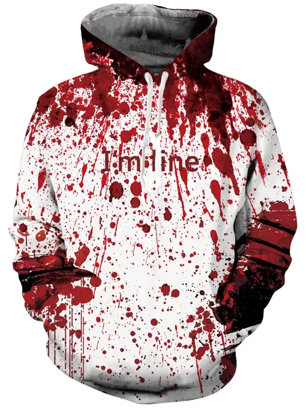 Funny Cartoon Pattern 3D Print Hoodies Men's Women's Hooded Sweatshirts Oversized Harajuku Pullover Tracksuit Coat Man Clothing
