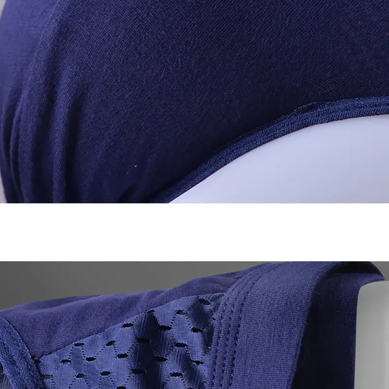 Men Underwear Male Thin Breathable Triangle Panties for Men's Ice Silk Briefs Mesh Sexy Square Corner Pants for men's Shorts