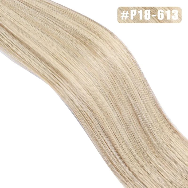 1g/s 100Strands Real Human Hair Nano Ring Hair Extensions Machine Remy Pre-Bonded Straight Micro Beads Nano Tip 16''-24''