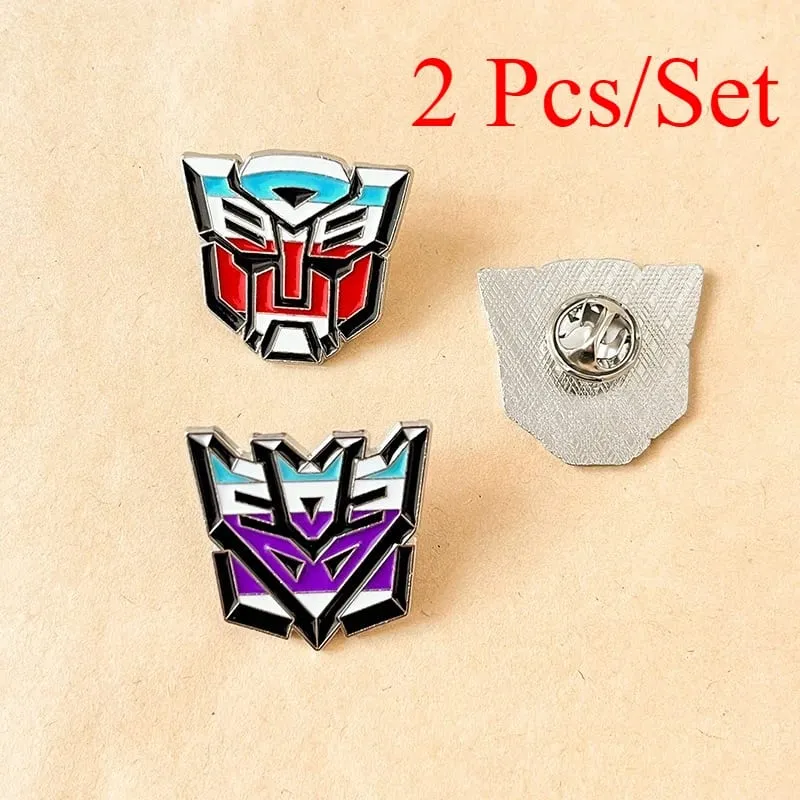 Transformers Optimus Prime Enamel Pin Cute Brooches For man Lapel Pins Badge Megatron Collectors Fashion Accessory gift