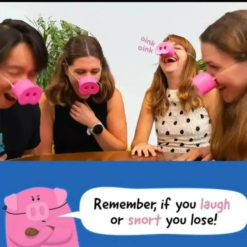The New SNORT GUFFAW Party Game Smiling Means You Lose.