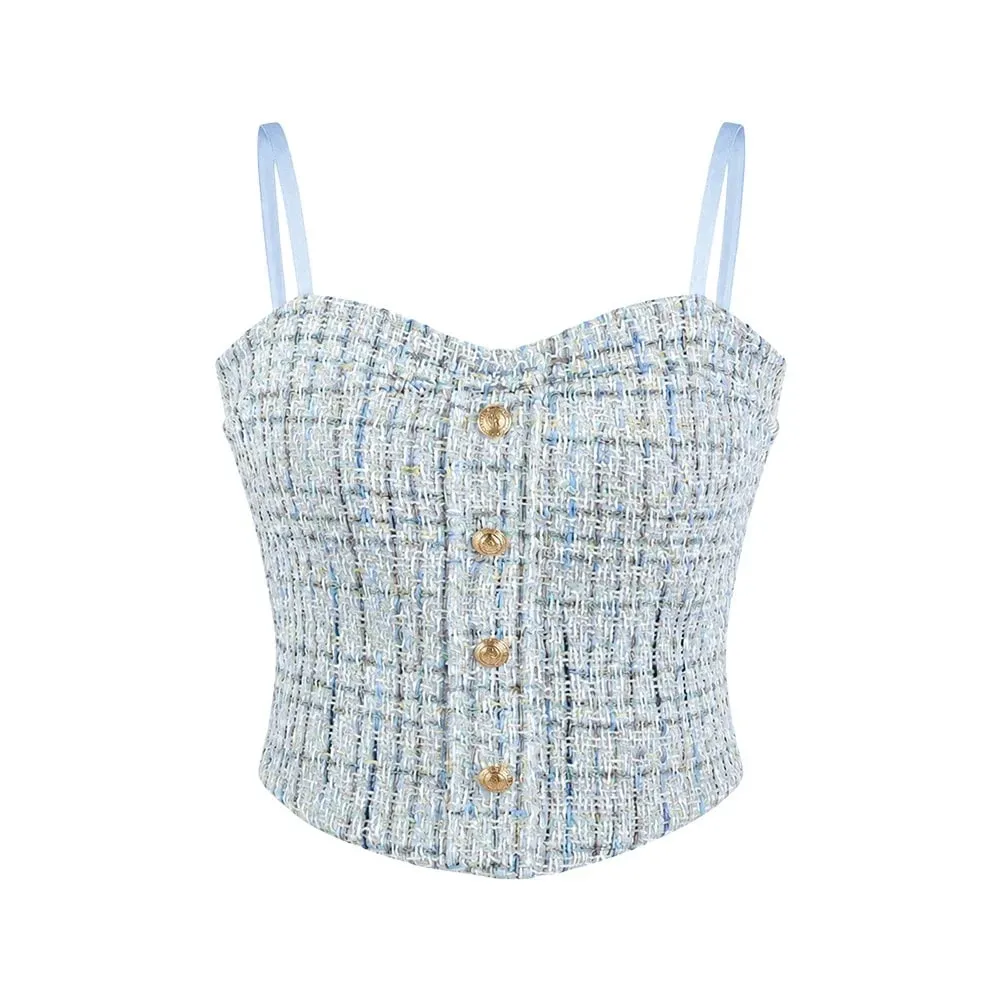 Casual Elegant Summer Tank Tops Slim Underwear Cami Top Shirt Sleeveless Chest Halter Vest Corset for Women