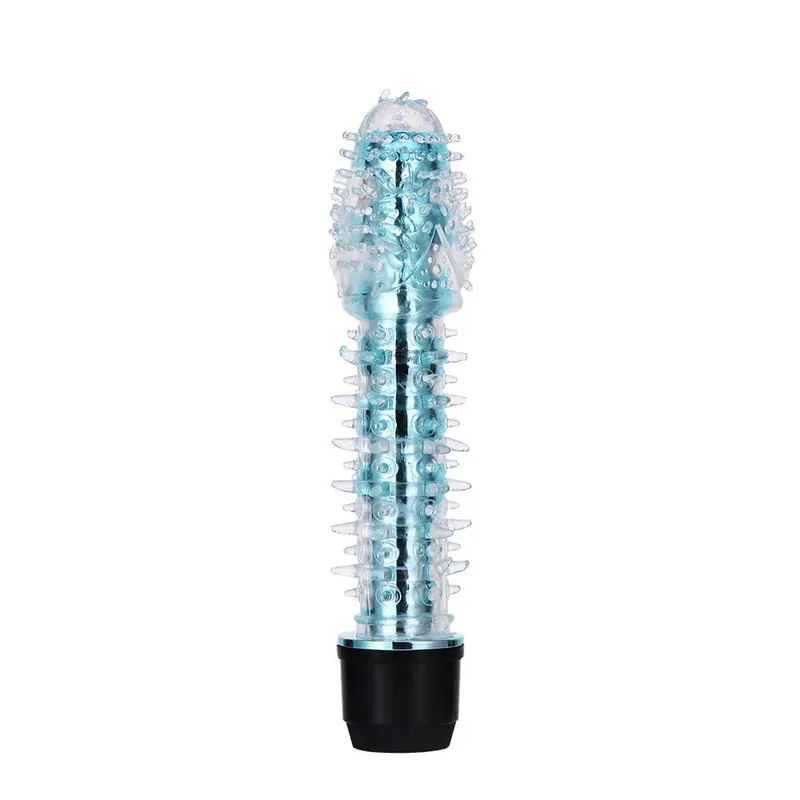 Small Bald Vibrators G-Spot Vibrator for Women Realistic Jelly Dildo with Thorn Dragon Beard Clitoris Stimulator Adult Sex Toys