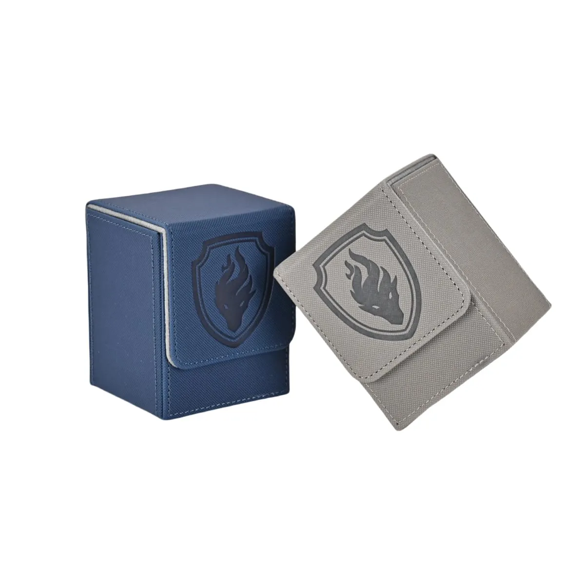 Premium Magnetic Card Deck Box - Ασφαλής βιτρίνα για 110+ κάρτες Παράθυρο οθόνης με ανθεκτικό συνθετικό δέρμα Ιδανικό για Sport Game Car