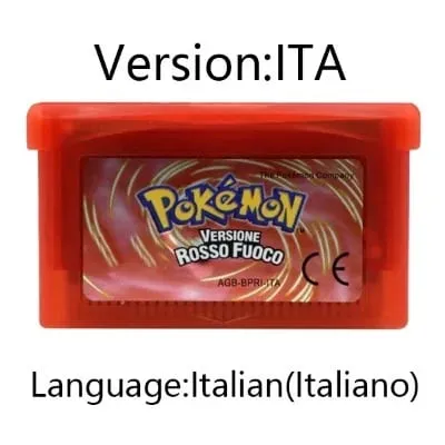 GBA Game Pokemon Series Video Game Cartridge Console Card Pokemon Emerald FireRed Ruby LeafGreen Sapphire Multi-language