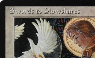 LK15 Flare of Fortitude Replenish Savannah Lions Solitude Swords to Plowshares High-Quality TCG Proxy Cards (Black-Core)