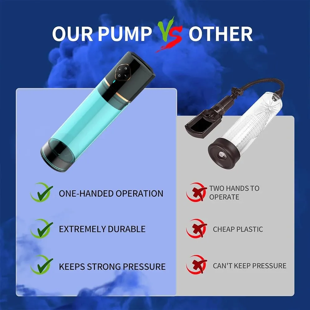 Automatic Water Penis Pump Sex Toy Male Electric Penis Training Enlargement Extender Stronger Bigger Erection Adult Sex Pleasure — image 3