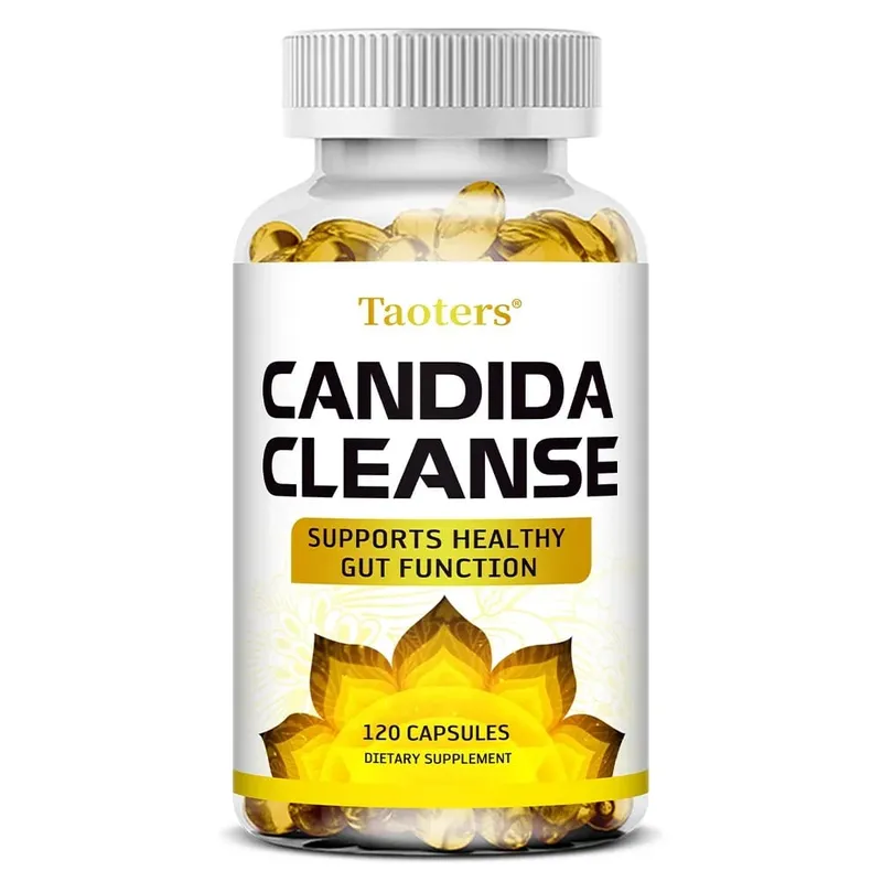 Candida Cleanse - Oczyszczanie wątroby Detoksykacja Wspomaga zdrowie jelit Oczyszczanie jelit Zwiększanie energii okrężnicy 120 kapsułek