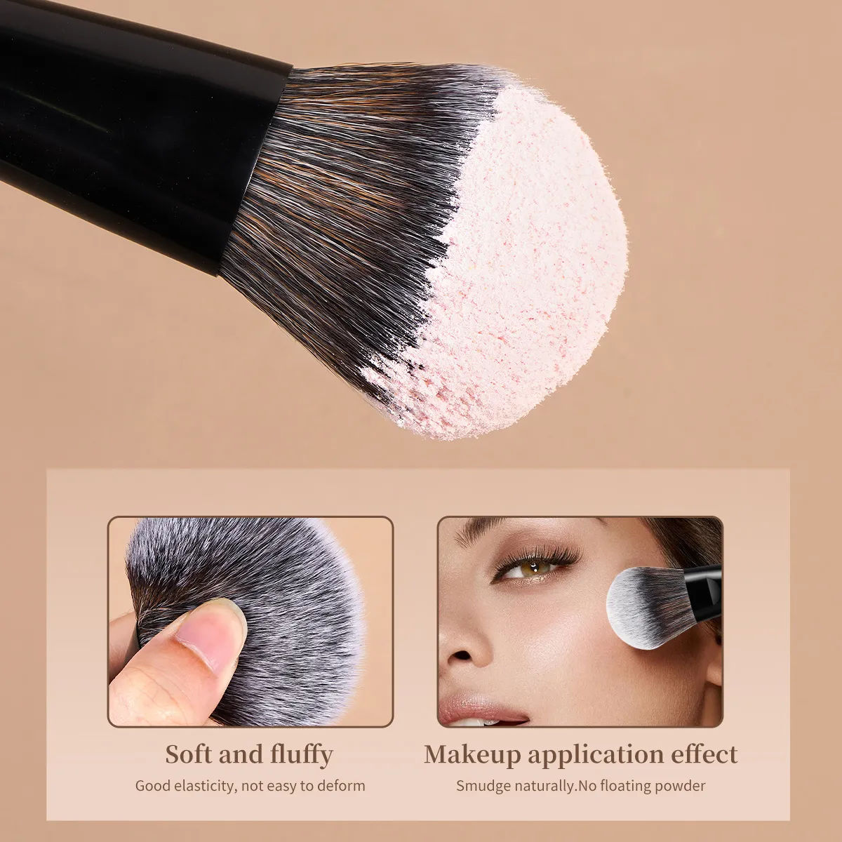 Makeup Brushes 15pcs Face Eye Brushes Ultra Soft Hair Foundation Concealer Blush Eyeshadow Kabuki Makeup Brush kit Tools