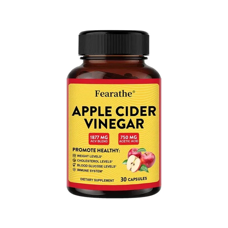 Apple Cider Vinegar Capsules na may Zinc at Vitamin D3 Support Metabolic Immune Digestive Gut Wellness & Daily Body Management
