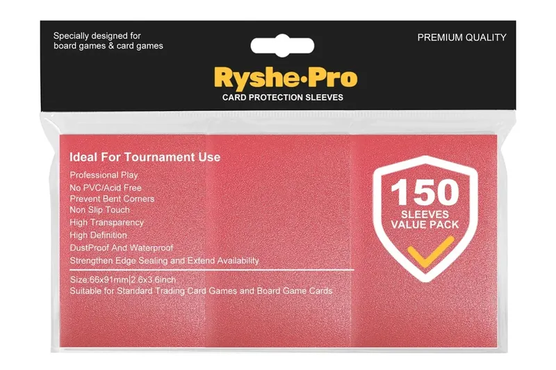 100pcs 2.5"x3.5" Premium Trading Card Sleeves 66x91mm Standard Sized Board Game Cards for MTG Magic Gathering Lorcana Game Card